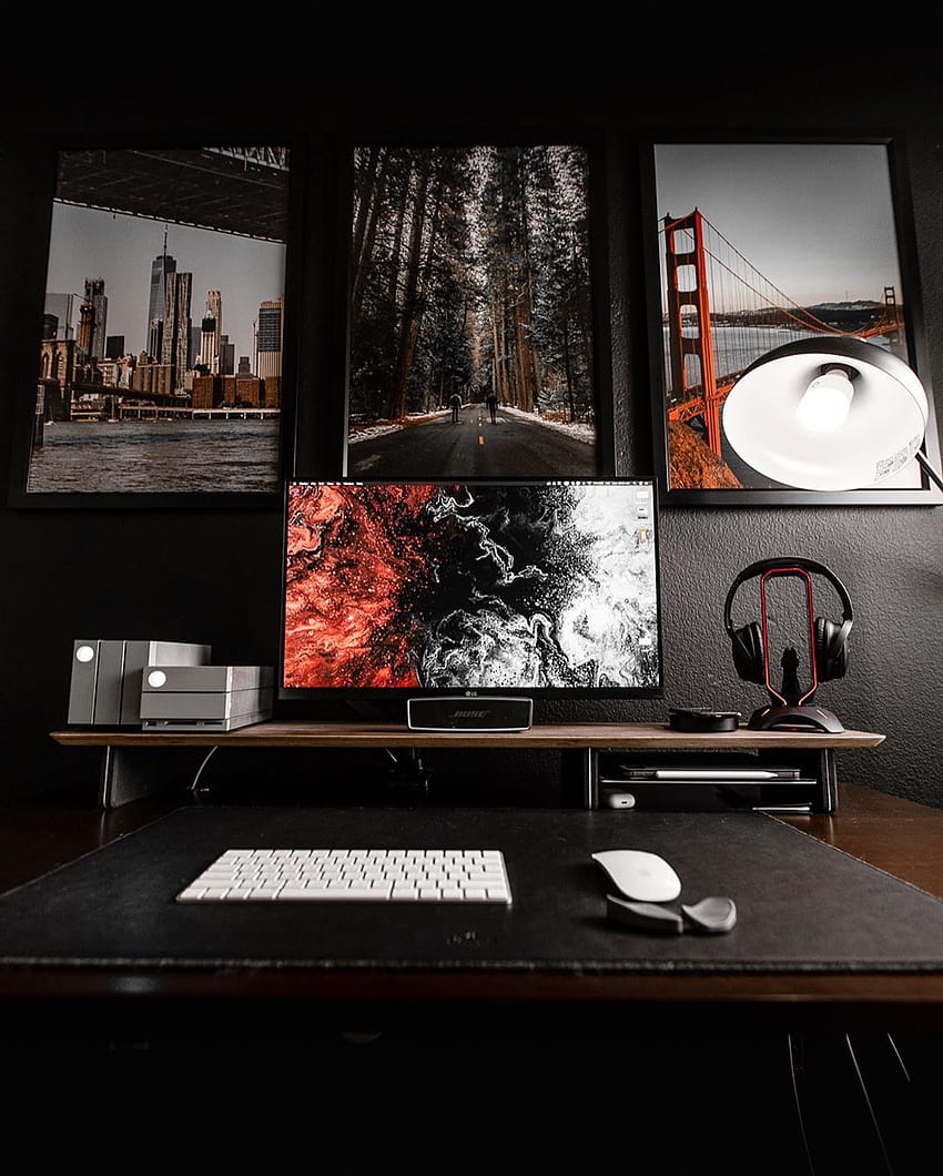 Desk Setup HD phone wallpaper