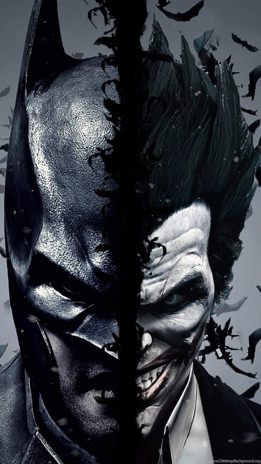 Batman Vs Joker Dual Screen iPad 1 & 2 Hintergründe, Joker vs Batman HD-Handy-Hintergrundbild