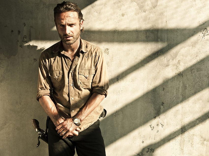1024x768 The walking dead, Rick grimes, Andrew, andrew lincoln HD wallpaper
