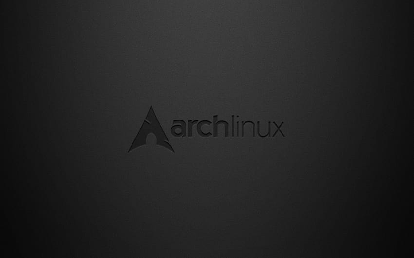 Arch Linux Dark HD wallpaper