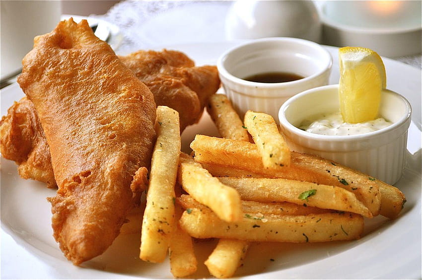 GALLERY, fish and chips HD wallpaper