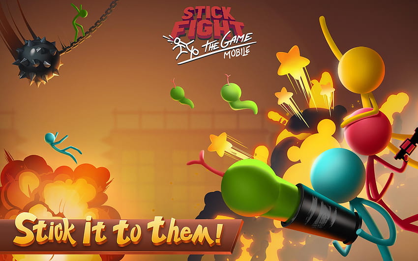 Stick Fight: เกมสำหรับ Android ต่อสู้กับสติกแมน วอลล์เปเปอร์ HD