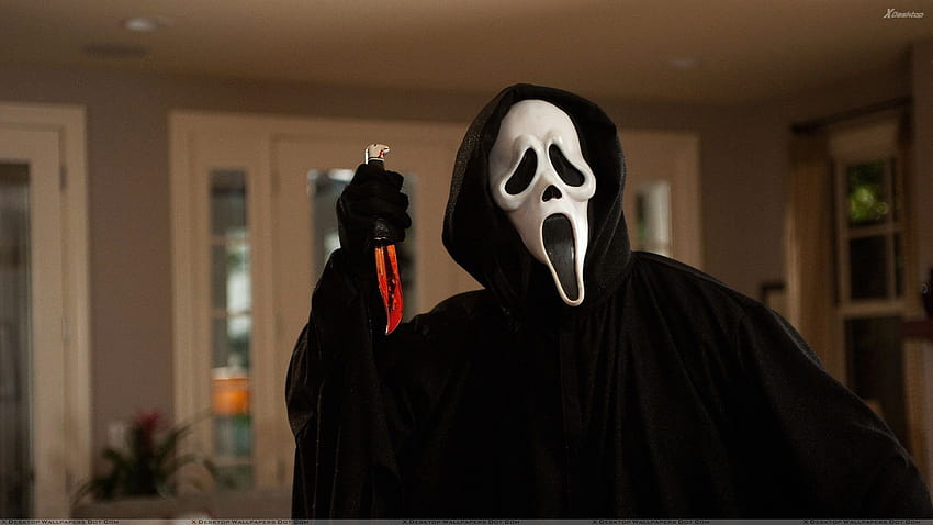 Ghost Face Screaming And Knife In Hand, ghost knife HD wallpaper