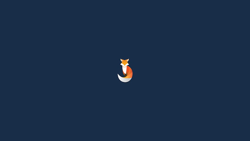 1360x768 Fox Logo Minimalism Laptop , Backgrounds, and, minimalist ...