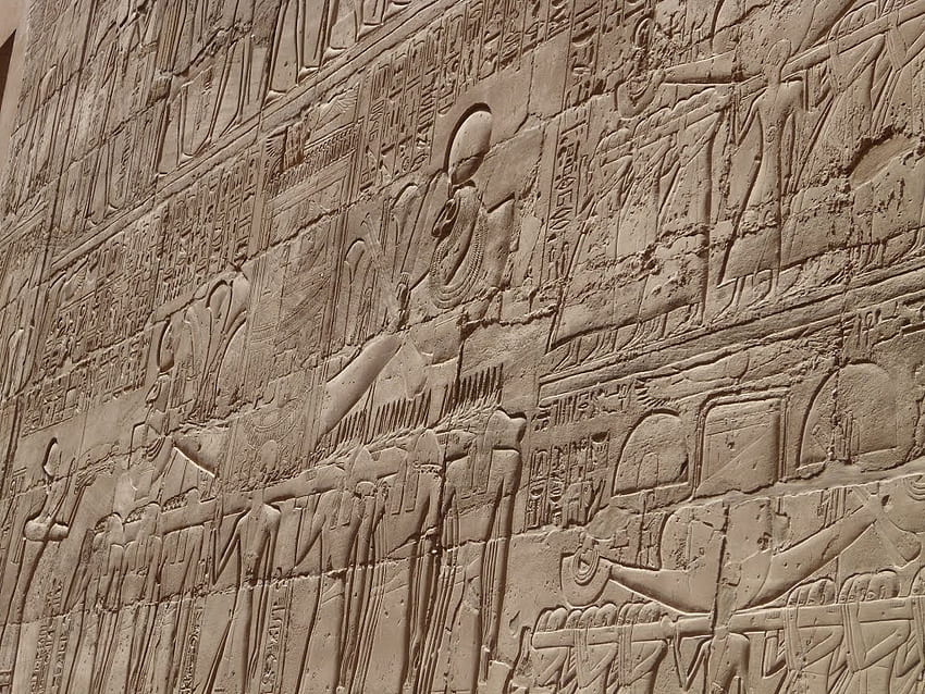 Karnak temple complex HD wallpaper