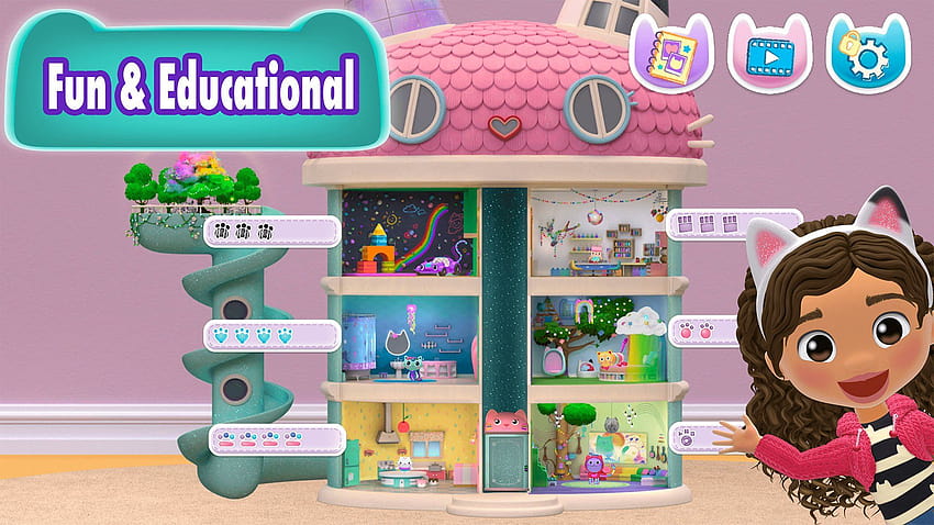 Gabby's Dollhouse on Mobile: SuperParent First Look, gabbys dollhouse HD wallpaper
