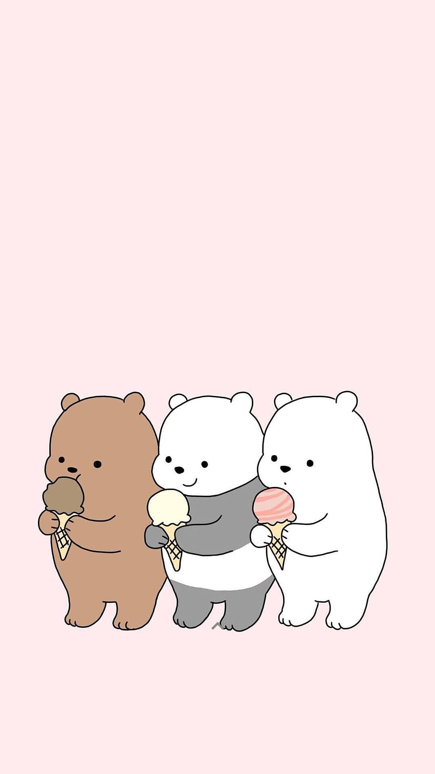 We Bare Bears, supreme bear HD phone wallpaper