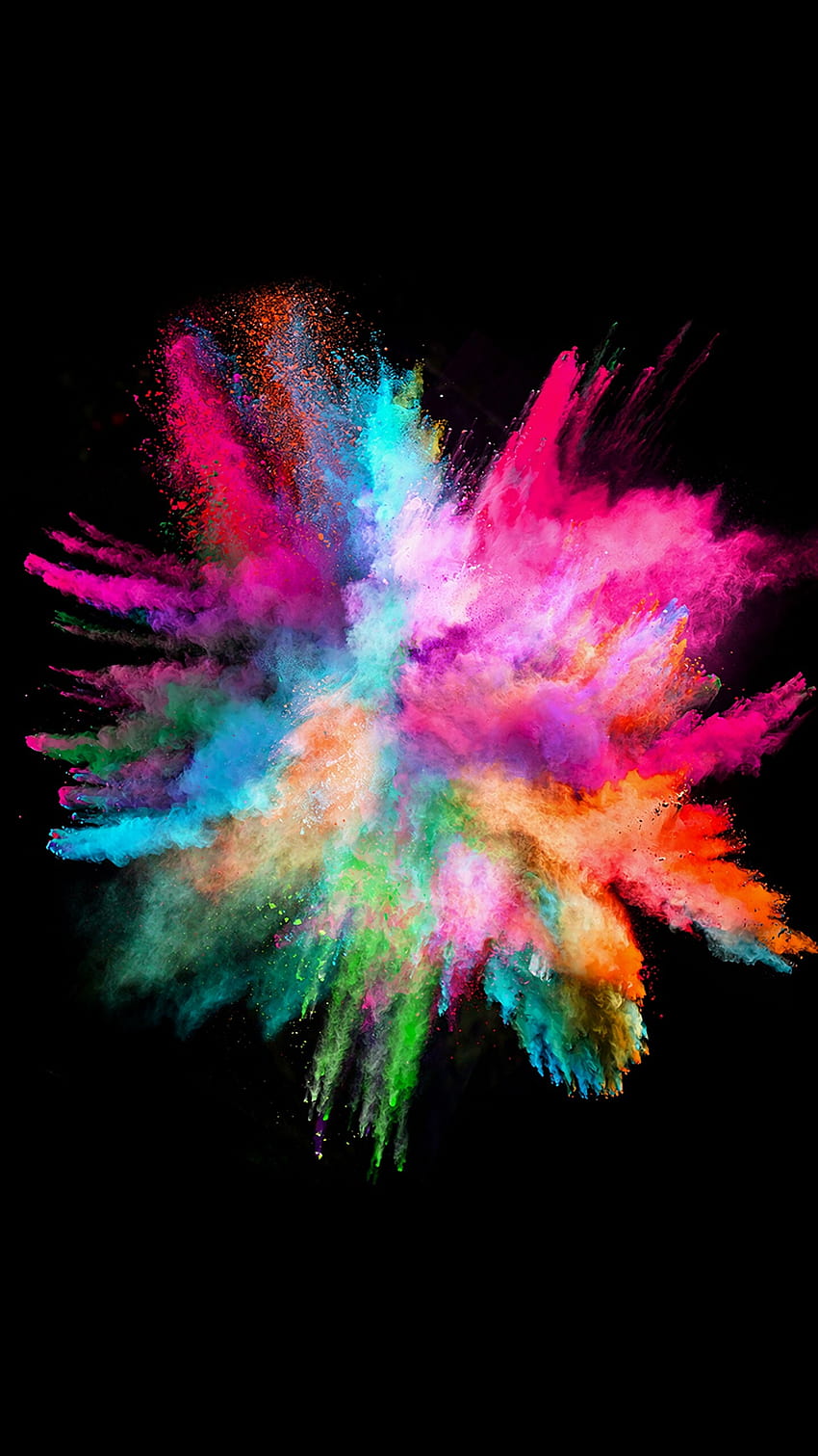 warna Splash @pa, bubuk warna wallpaper ponsel HD
