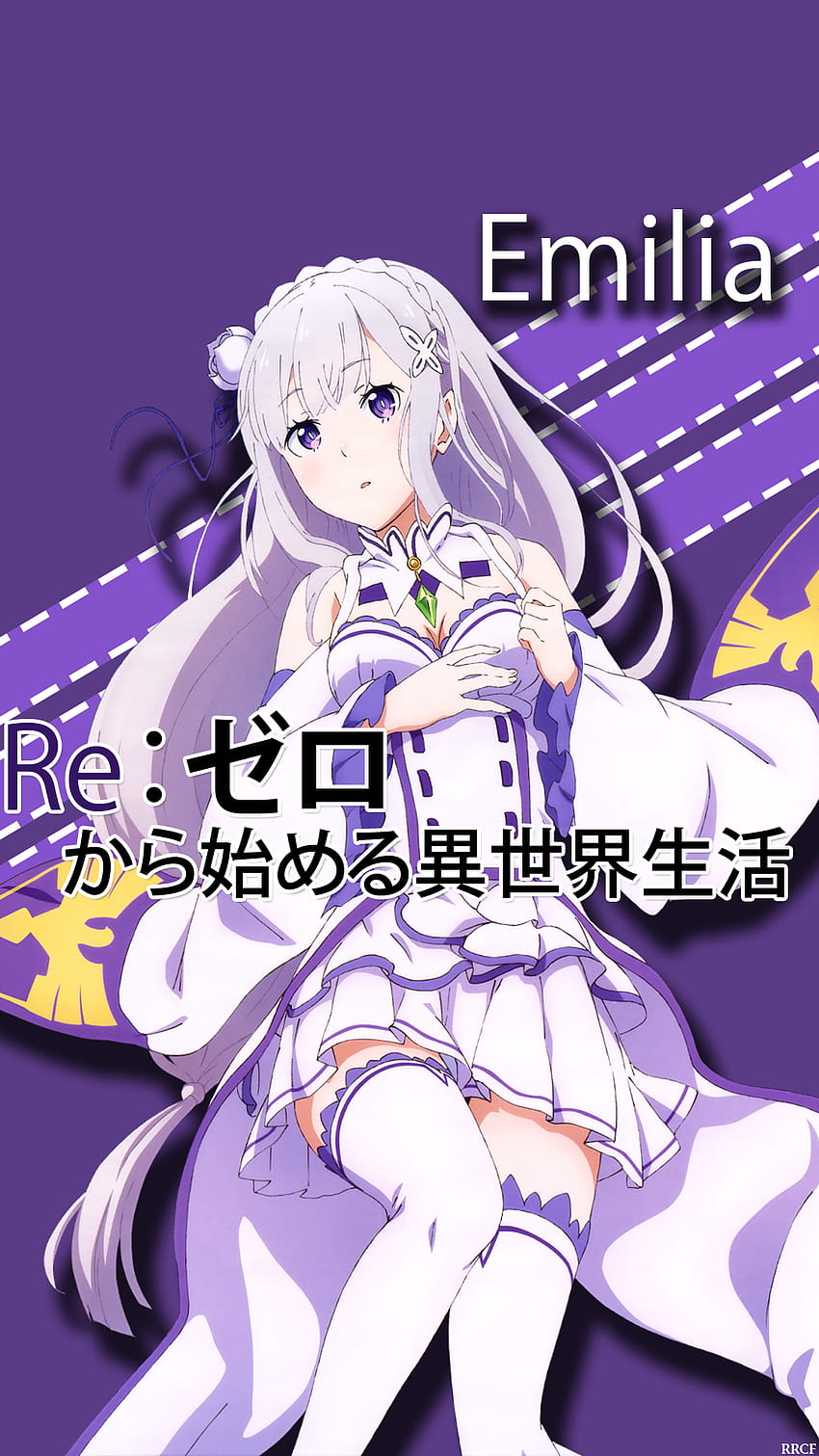 Anime Re Zero Emilia , Re zero Emilia, re zero android HD phone ...