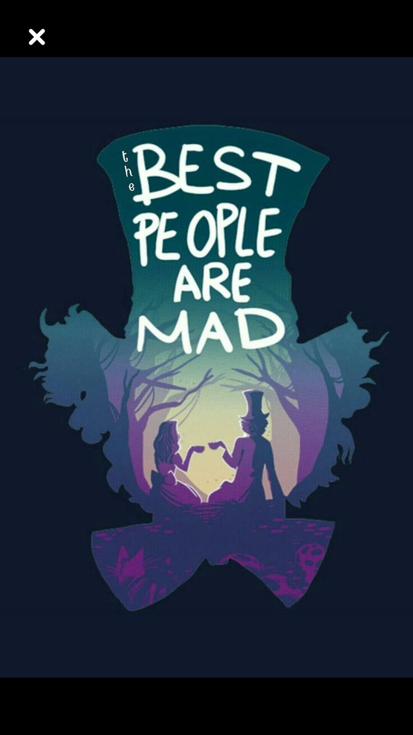 All the best people are crazy, mad at disney HD phone wallpaper