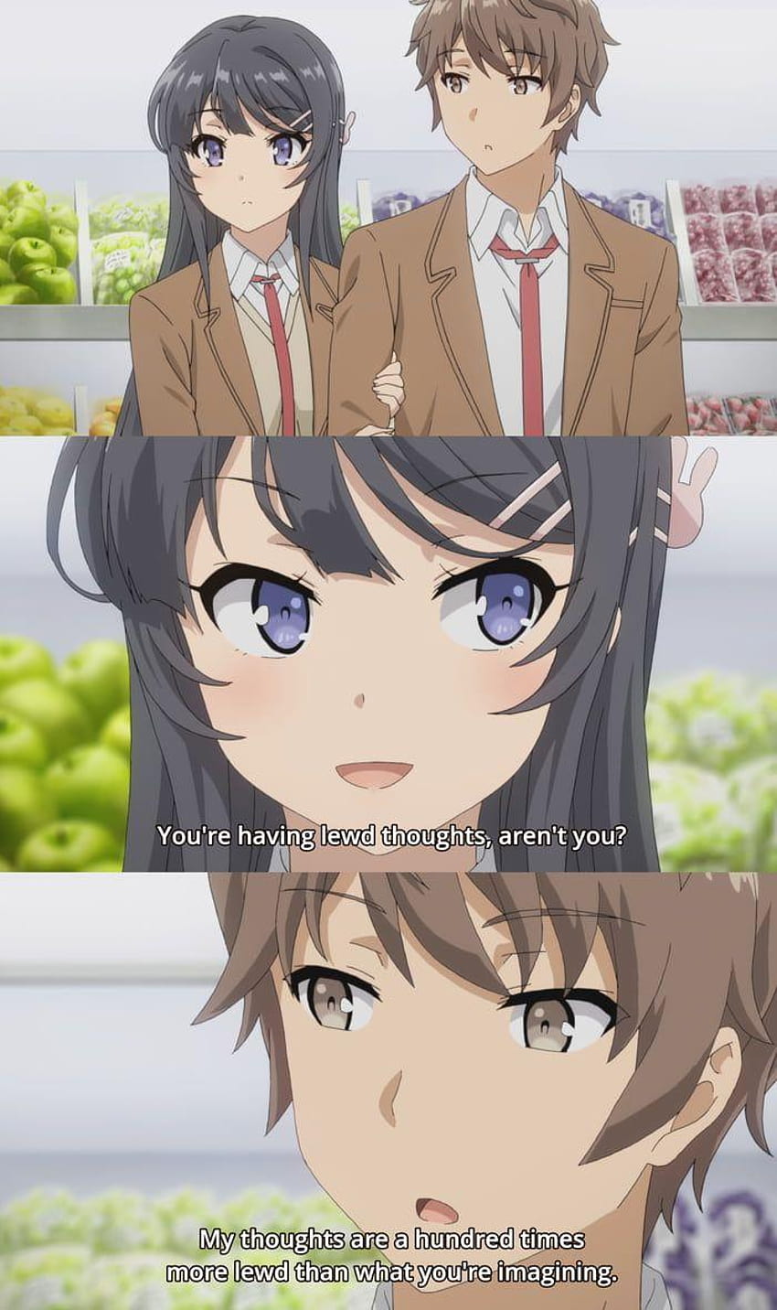 9gaggers be like, anime seishun buta yarou wa bunny girl senpai no yume wo  minai HD phone wallpaper | Pxfuel