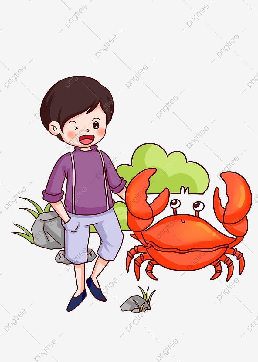 Hand Painted Cartoon Character Hairy Crab, Illustration, Hairy Crab, Seafood PNG Transparent Clipart and PSD File for, hairy armpit anime girl HD phone wallpaper