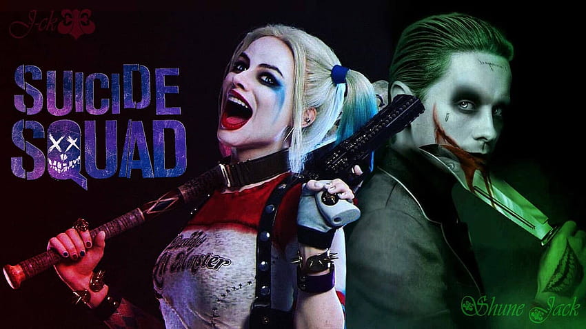 Suicide Squad Margot Robbie As Harley Quinn And Joker Art, harley quinn suicide squad HD wallpaper