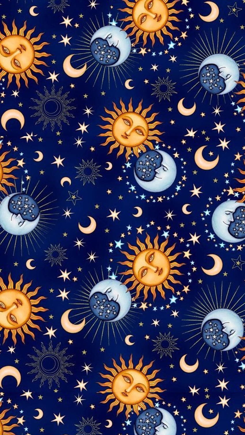 Sun and Moon iPhone, sun art HD phone wallpaper