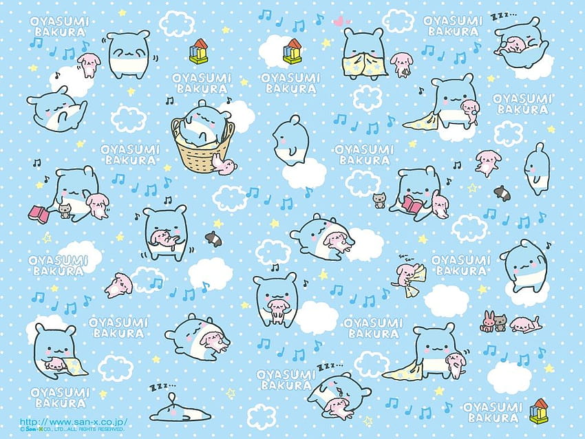 4 Kawaii Blue, cute light blue kawaii HD wallpaper | Pxfuel