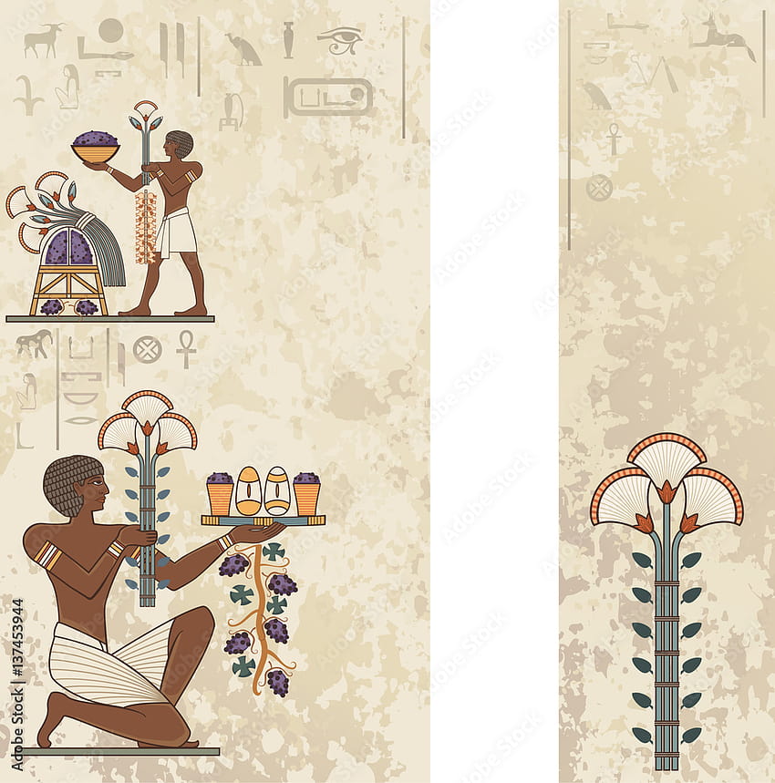 Ancient Egypt Banner Egyptian Culture Backgrounds Wall Mural, egypt culture HD phone wallpaper