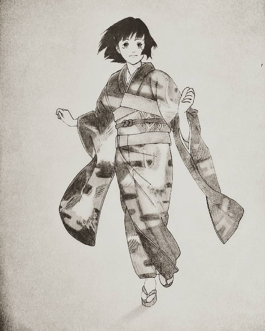 Satoshi Kon's Millennium Actress Artwork ✎ Tapeta na telefon HD