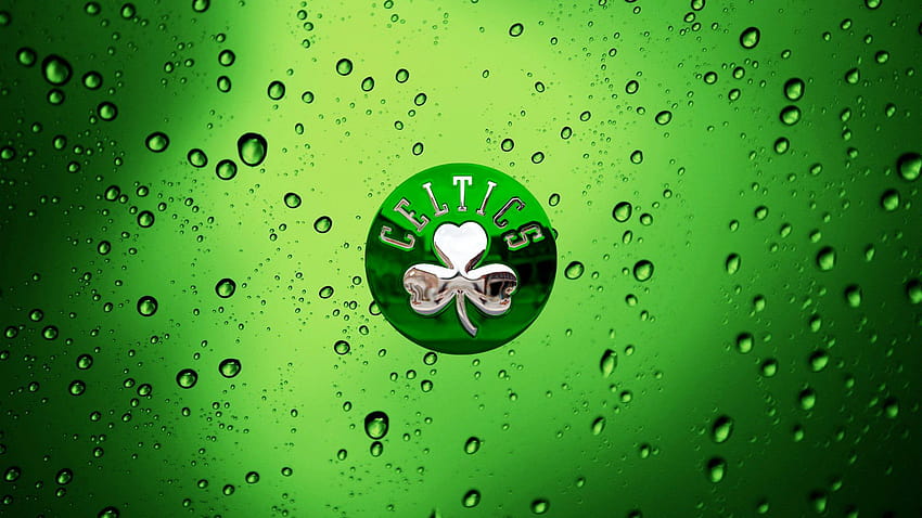 Tła logo Boston Celtics, logo Tapeta HD