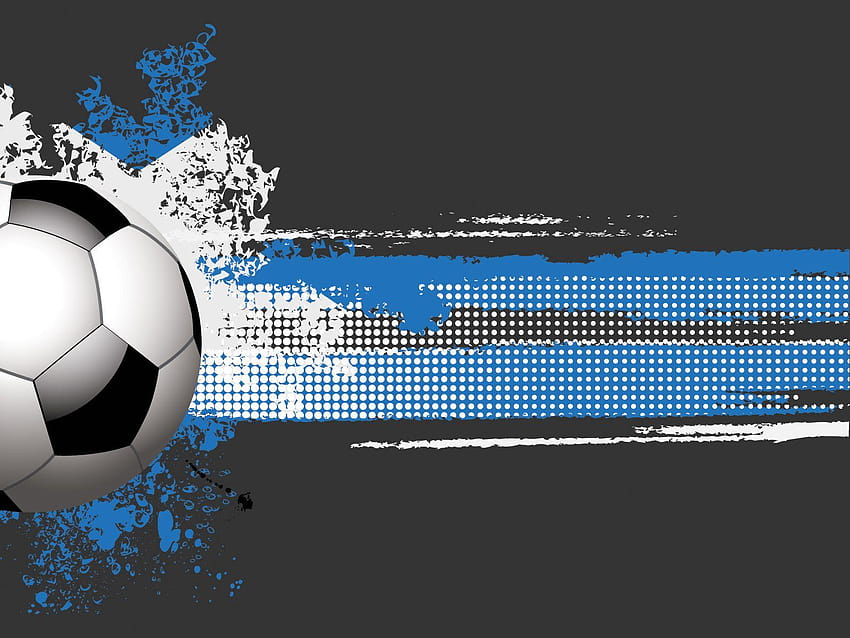 Futbol veya Futbol Topu Powerpoint Şablonları, futsal arka planı HD duvar kağıdı
