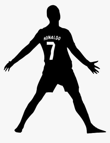 Cristiano ronaldo | Silhouette drawing, Drawings, Face stencils