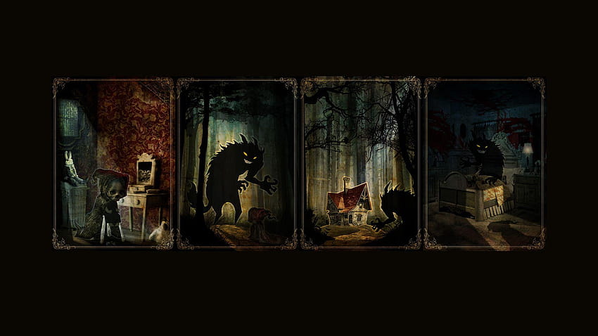 the Big Bad Wolf , Big Bad Wolf iPhone, halloween wolf HD wallpaper
