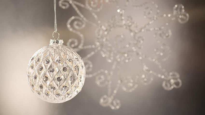 Diamond and Crystal Christmas Tree Ornament, diamond christmas decorations HD wallpaper