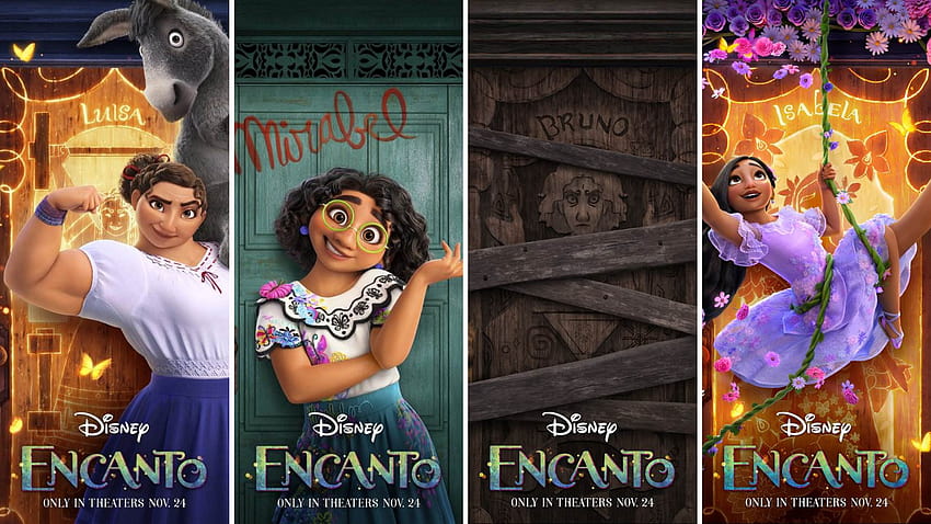 New Posters for Disney's 'Encanto' Show off Characters, cute luisa encanto HD wallpaper