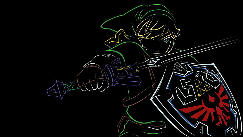 7 The Legend Of Zelda: Skyward Sword, neon sword HD wallpaper