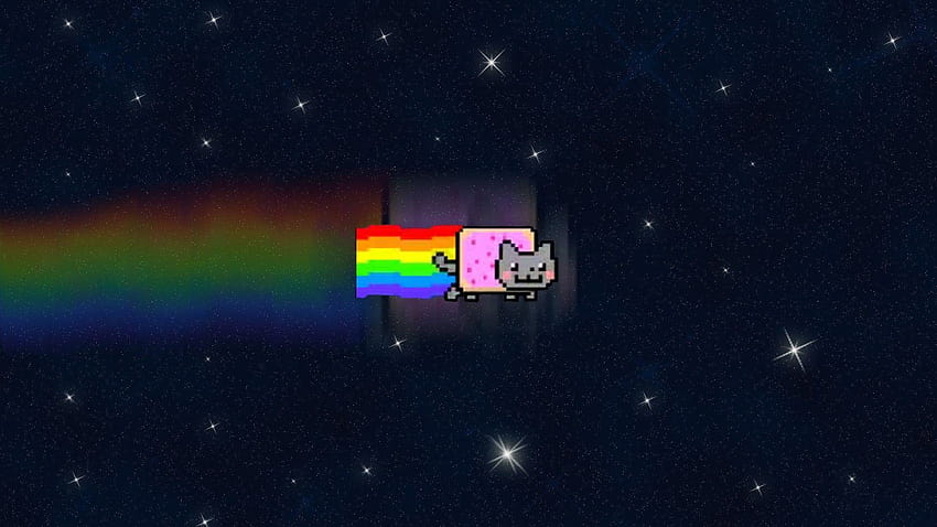 Nyan Cat / ve Mobil Arka Planlar, neon kedi HD duvar kağıdı