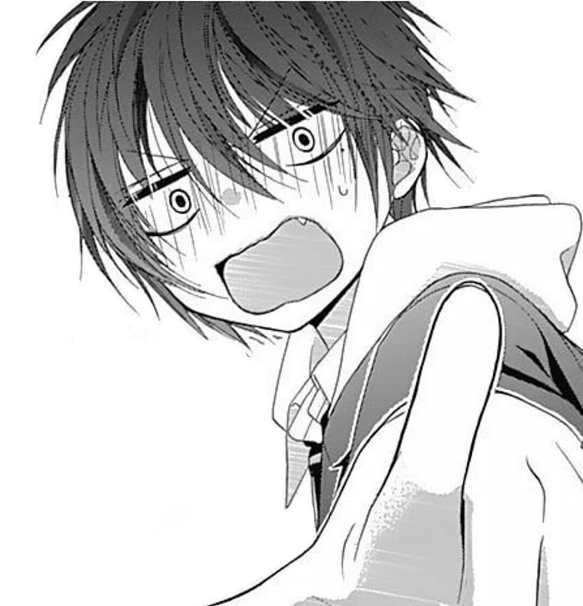 desktop wallpaper sakasama cranberry manga boy blush blushing embrassing angry cute angry anime boy sketch