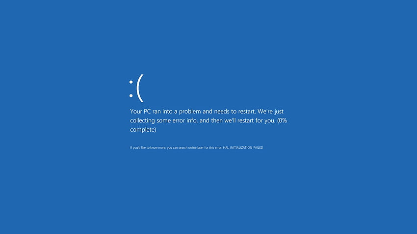 Layar Biru Kematian Windows, kesalahan komputer Wallpaper HD