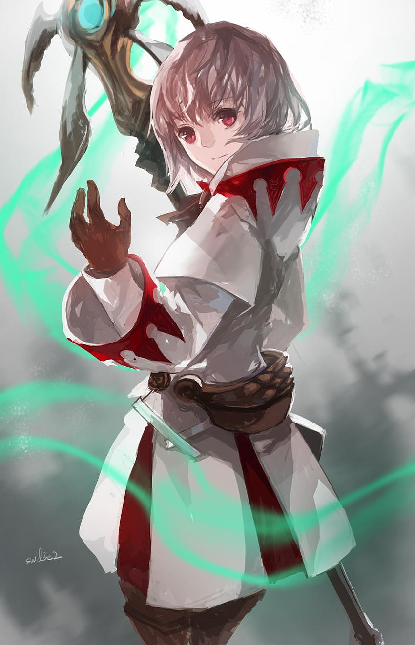 White Mage, anime wizards HD phone wallpaper