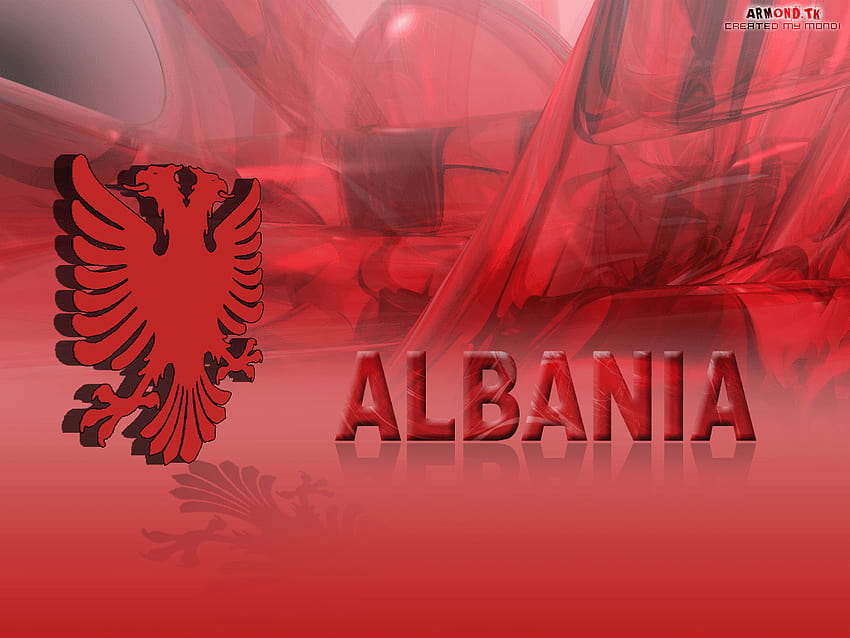 DeviantArt: More Like Albanian 3D Eagle โดย MondiG ธงชาติแอลเบเนีย วอลล์เปเปอร์ HD