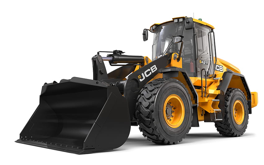 JCB 427 ZX, Wheel loader, construction machinery, JCB with resolution 2560x1600. High Quality HD wallpaper