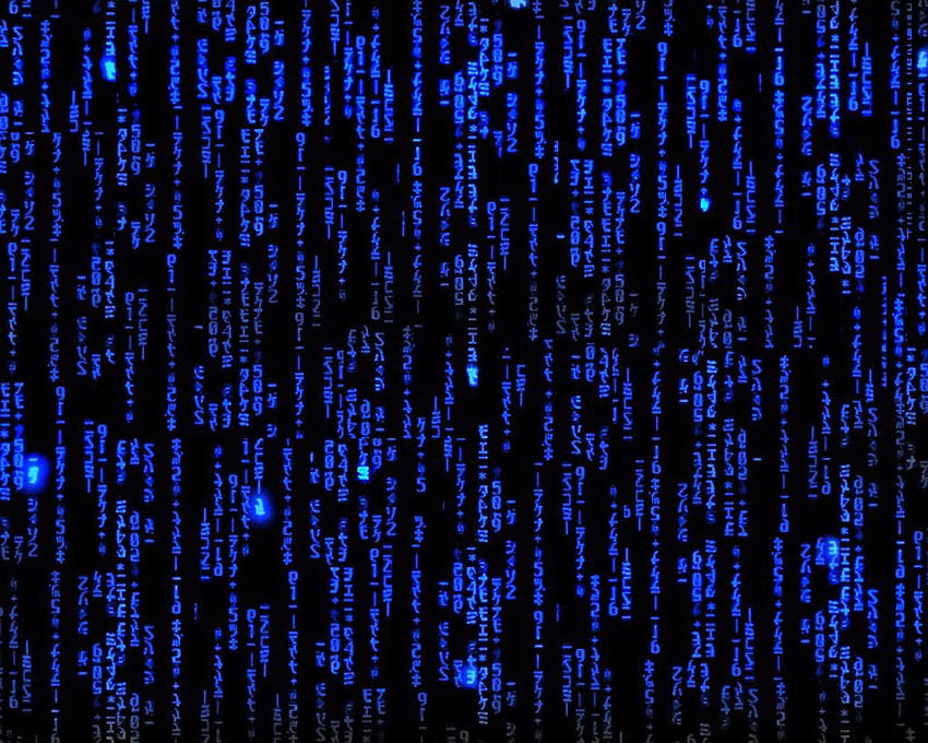 The Matrix – Blue Matrix Backgrounds са представени на уебсайта. , и Матрицата – фонове на синя матрица HD тапет