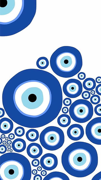 Abstract eyes seamless pattern on white background. Vector illustration.  Outline eye icon. 5145138 Vector Art at Vecteezy