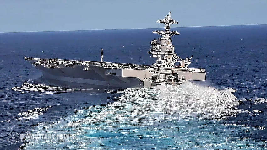 U.S. Navy Releases Incredible Video of USS Gerald R. Ford Conduct High, uss gerald r ford HD wallpaper