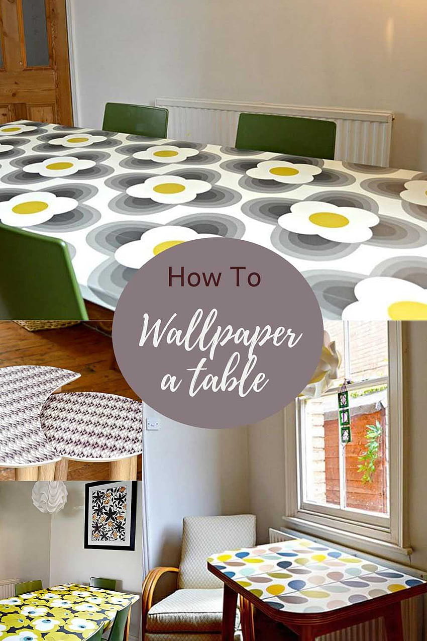 How To Use To Decoupage a Table Top, dining table HD phone wallpaper