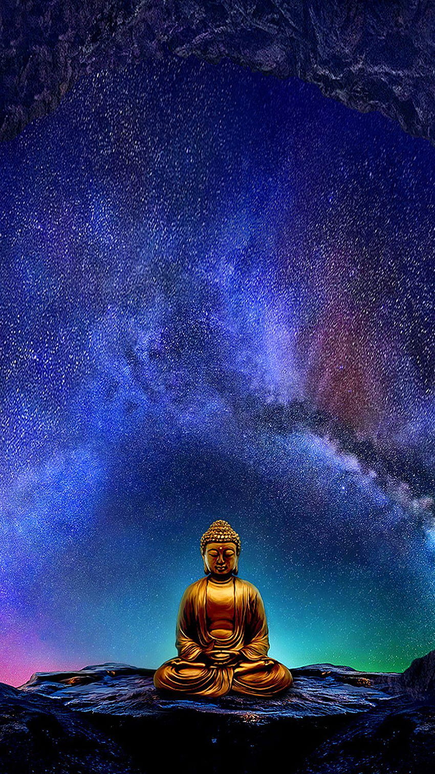 Buddha for Mobile Devices – Artwork by GoodVibesGallery, gautam buddha mobile HD phone wallpaper