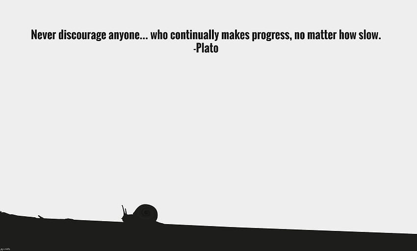 Motivation quote by Plato HD wallpaper