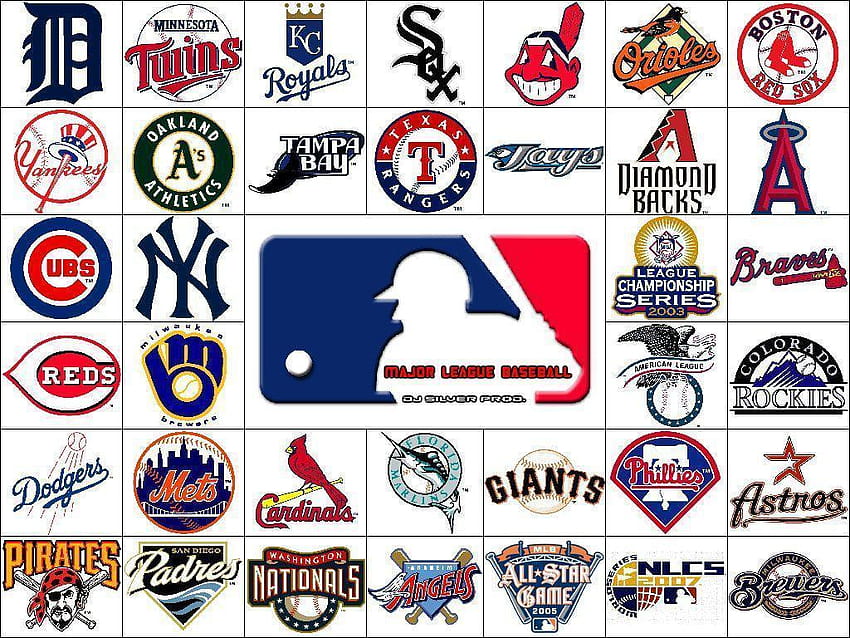 Logo MLB, drużyny mlb Tapeta HD