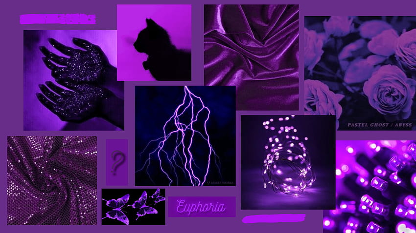 Anime Girl Purple Aesthetic posté par Sarah Walker, pc anime esthétique violet Fond d'écran HD