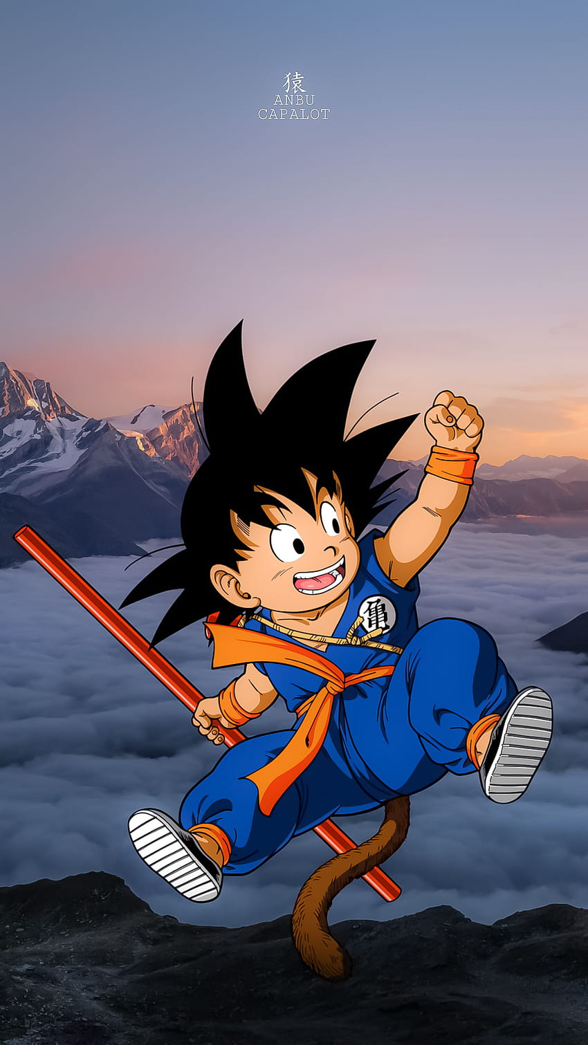 Mały Goku, mały Goku Tapeta na telefon HD