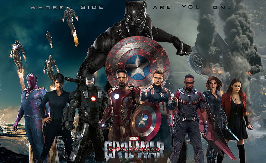 5 Captain America Civil War, Marvel Captain America Je peux faire ça toute la journée ordinateur Fond d'écran HD