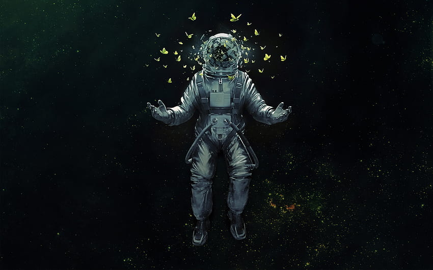 astronaut space space suit butterflies space art space [1920x1200] for your , Mobile & Tablet HD wallpaper