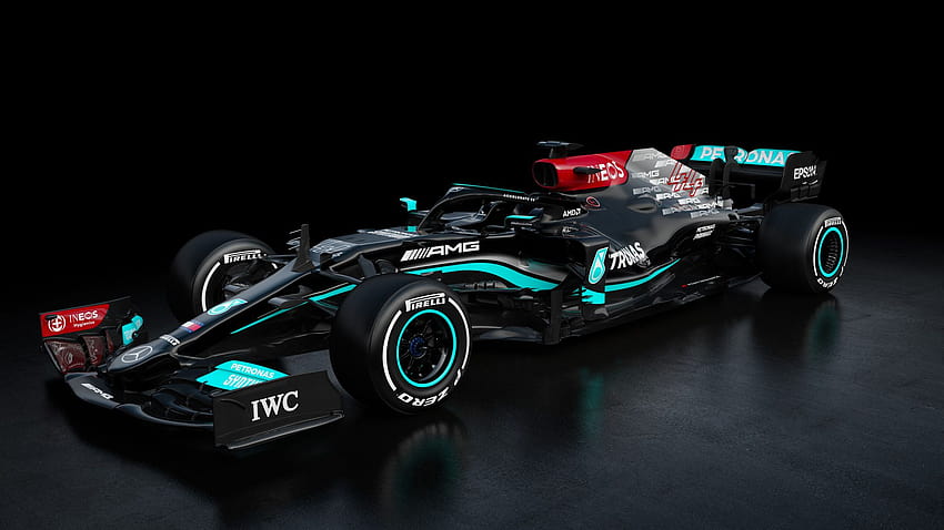 Mercedes zachowuje czarne barwy, prezentując nowy samochód F1 Hamiltona i Bottasa na 2021 rok, lewis hamilton 2021 Tapeta HD