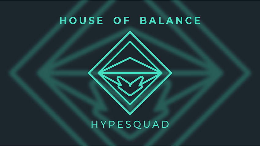 Häuser der Balance, Brillanz und Tapferkeit, minimalistischer Discord HD-Hintergrundbild