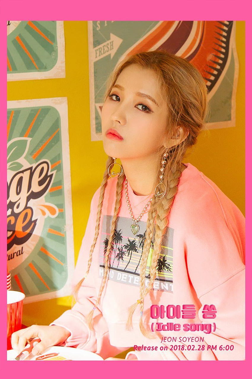 Gidle Soyeon Hair, jelly soyeon HD phone wallpaper