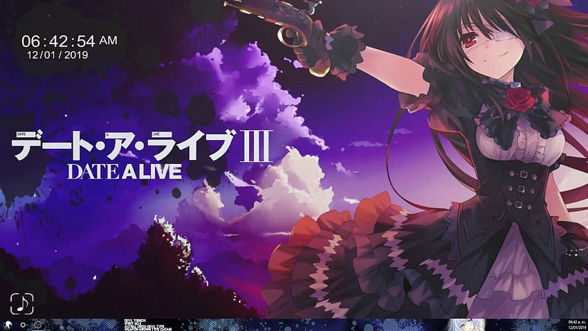 Engine] Date A Live III Tokisaki Kurumi อนิเมะออกเดทแบบสดๆ วอลล์เปเปอร์ HD