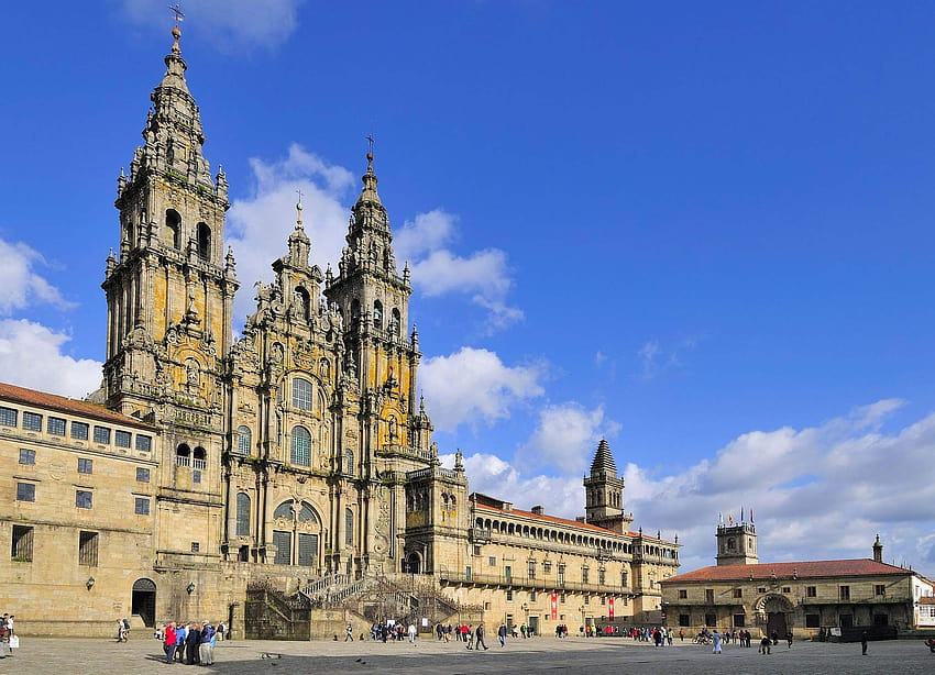 Cathedral of Santiago de Compostela HD wallpaper